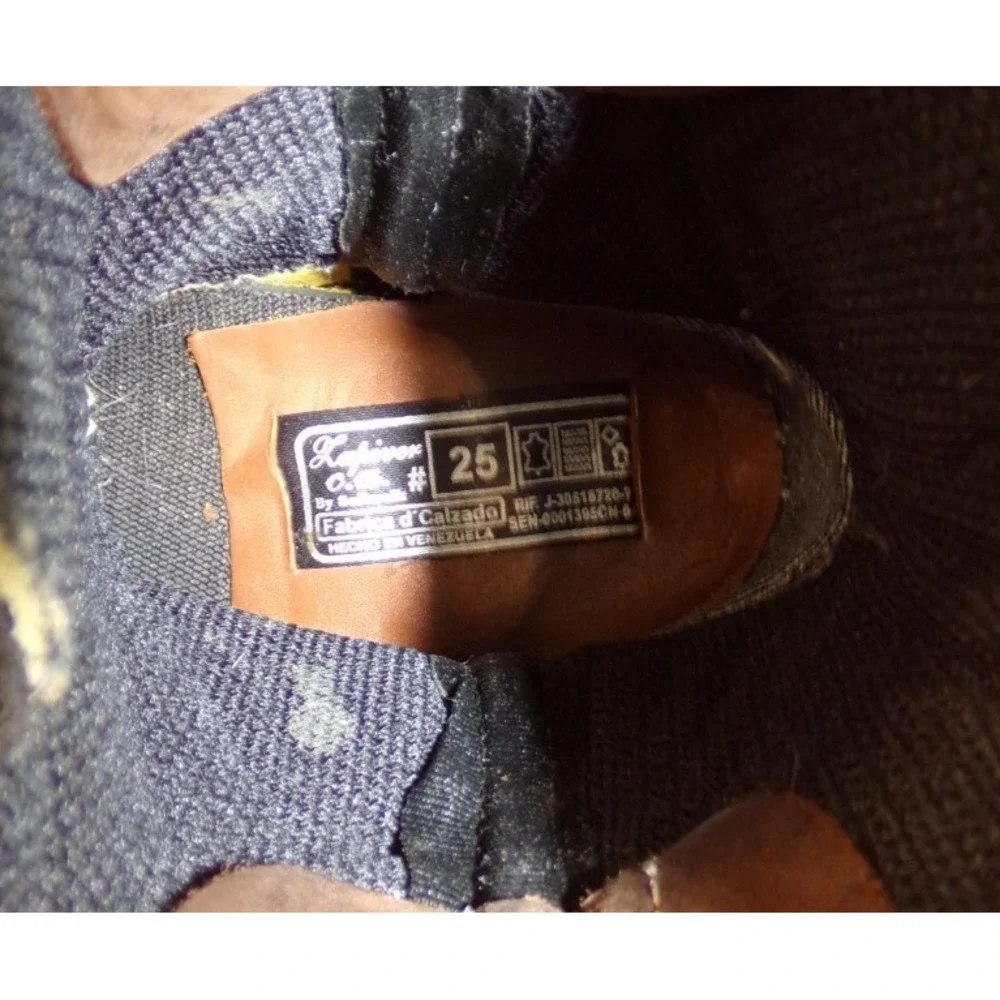 Zapiver Feveco‎ by Softwalk Western Boots Kids Toddlers Brown Size 25 / US 8.5